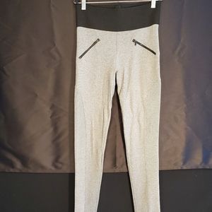 Zara Gray Tights-Elastic Waistband-Size M